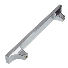 Load image into Gallery viewer, 95mm (3.75") Center to Center Clear & Polished Chrome K9 Small Crystal Cabinet Pull