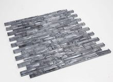 Load image into Gallery viewer, Elysium Tiles Linear Shell Silver 11.75" x 12" Mosaic Tile