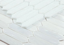 Load image into Gallery viewer, Elysium Tiles Arrow White Pearl 10.25" x 12.5" Mosaic Tile