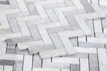 Load image into Gallery viewer, Elysium Tiles Chevron Long Loft 11" x 12.5" Mosaic Tile
