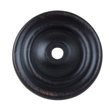 Load image into Gallery viewer, 38mm (1.5") Matte Black Round Thin Classic Cabinet Hardware Backplate