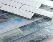 Load image into Gallery viewer, Elysium Tiles Art Wood Ocean 11.75" x 11.75" Mosaic Tile