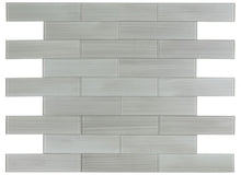 Load image into Gallery viewer, Elysium Tiles Lucy Silver Painting 4" x 16" Subway Tile