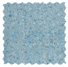 Load image into Gallery viewer, Elysium Tiles Growing Jewel Blue 11.5" x 11.5" Mosaic Tile