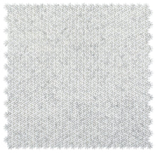 Load image into Gallery viewer, Elysium Tiles Daisy Wild Carrara 12.50" x 12.75" Mosaic Tile