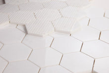 Load image into Gallery viewer, Elysium Tiles Hexagon Thassos Polished 10.25" x 11.75" Mosaic Tile