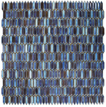 Load image into Gallery viewer, Elysium Tiles Chelsea Blue 11" x 11.25" Mosaic Tile