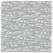 Load image into Gallery viewer, Elysium Tiles Ceres Silver 12" x 12" Mosaic Tile