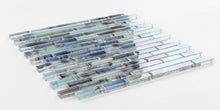 Load image into Gallery viewer, Elysium Tiles Linear Shell Blue 11.75" x 12" Mosaic Tile