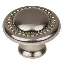 Load image into Gallery viewer, 32mm (1.25") Antique Brass Transitional Round Beaded Cabinet Knob