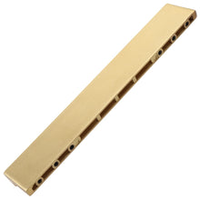 Load image into Gallery viewer, 127mm (5") Satin Gold Contemporary Cabinet Finger Pull
