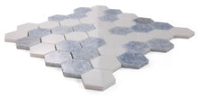 Load image into Gallery viewer, Elysium Tiles Hexagon Crystal Ocean 11.75" x 12" Mosaic Tile