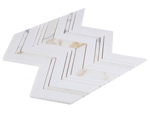 Load image into Gallery viewer, Elysium Tiles Chevron Ravenna Calacatta 11.75" x 12.25" Mosaic Tile
