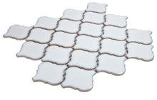 Load image into Gallery viewer, Elysium Tiles Hulu Fancy White 10.75" x 11.25" Mosaic Tile