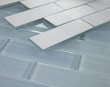 Load image into Gallery viewer, Elysium Tiles Casale Lucy Blue Painting 11.75" x 11.75" Mosaic Tile