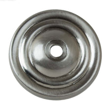 Load image into Gallery viewer, 38mm (1.5") Matte Black Round Thin Classic Cabinet Hardware Backplate