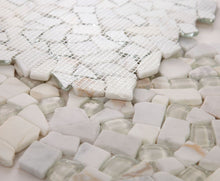 Load image into Gallery viewer, Elysium Tiles Pebble Calacatta Gold 12" x 12" Mosaic Tile