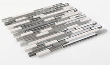 Load image into Gallery viewer, Elysium Tiles Inga Silver 12" x 12" Mosaic Tile