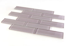 Load image into Gallery viewer, Elysium Tiles Casale Purple Painting 11.75" x 11.75" Mosaic Tile