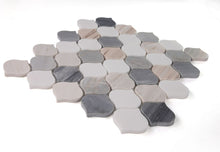 Load image into Gallery viewer, Elysium Tiles Water Drop Beach 10.75" x 11" Mosaic Tile