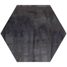 Load image into Gallery viewer, GT Princeton Glaze Hex Series Nero Night 4.75" x 5.5" Mosaic Tile (4.54 ft² Per Box)
