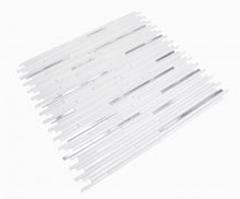 Load image into Gallery viewer, Elysium Tiles Whiskers White 11.75" x 11.75" Mosaic Tile