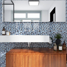 Load image into Gallery viewer, Elysium Tiles Penny Round Beach 11.5" x 12.25" Mosaic Tile