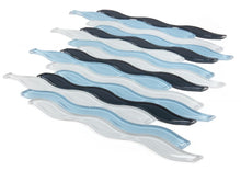Load image into Gallery viewer, Elysium Tiles Water Blue 11.50" x 12.25" Mosaic Tile