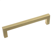 Load image into Gallery viewer, 127mm (5") Center to Center Satin Nickel Solid Square Bar Pull Cabinet Hardware Handle