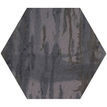 Load image into Gallery viewer, GT Princeton Glaze Hex Series Nero Night 4.75" x 5.5" Mosaic Tile (4.54 ft² Per Box)