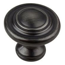 Load image into Gallery viewer, 32mm (1.25") Matte Black Classic Round Ring Cabinet Knob
