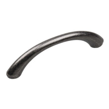 Load image into Gallery viewer, 70mm (2.75") Center to Center Matte Black Modern Loop Pull Cabinet Hardware Handle