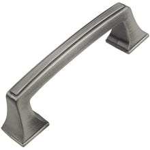 Load image into Gallery viewer, 76mm (3") Center to Center Satin Nickel Classic Base Cabinet Pull