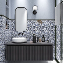 Load image into Gallery viewer, Elysium Tiles Penny Round Gradient Grey Glossy 11.5" x 12.25" Mosaic Tile