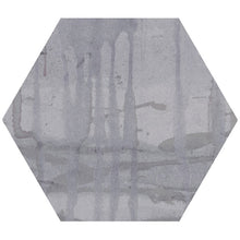 Load image into Gallery viewer, GT Princeton Glaze Hex Series Victorian Pewter 4.75" x 5.5" Mosaic Tile (4.54 ft² Per Box)
