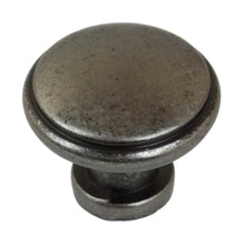 Load image into Gallery viewer, 28.5 mm (1.125") Weathered Nickel Round Ring Classic Cabinet Knob