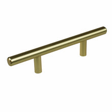 Load image into Gallery viewer, 76mm (3") Center to Center Oil Rubbed Bronze Modern Solid Steel Cabinet Hardware Handle