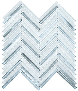 GT Himalayan Arches Collection Nanda Blue 12" x 12" Mosaic Tile