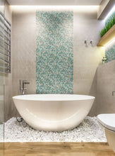 Load image into Gallery viewer, Elysium Tiles Vanguard Penny Green 11.25&quot; x 11.25&quot; Mosaic Tile
