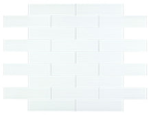 Load image into Gallery viewer, Elysium Tiles Amazon Silver White 3&quot; x 12&quot; Subway Tile
