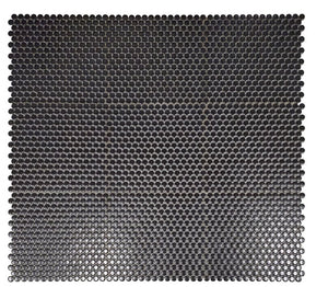 Elysium Tiles Penny Round Black Matte 11.5" x 12.25" Mosaic Tile