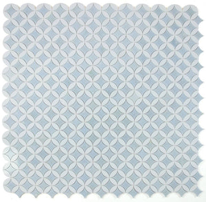 Elysium Tiles Embrace Crystal Ocean  11.75" x 11.75" Mosaic Tile