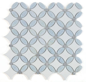 Elysium Tiles Lavender Crystal Ocean 11.75" x 11.75" Mosaic Tile