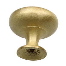 Load image into Gallery viewer, 28.5 mm (1.125&quot;) Satin Gold Classic Round Solid Cabinet Knob
