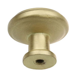 28.5 mm (1.125") Brass Gold Round Ring Classic Cabinet Knob