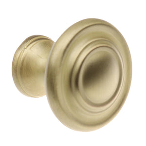 32mm (1.25") Satin Gold Classic Round Ring Cabinet Knob