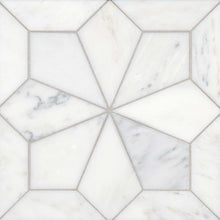 Load image into Gallery viewer, Bedrosians Blomma Collection Bianco 12&quot; x 12&quot; Mosaic Tile (2 Sheets)
