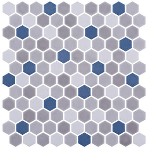 Elysium Tiles Stoneblend Aegean Malla 11.5" x 12" Mosaic Tile