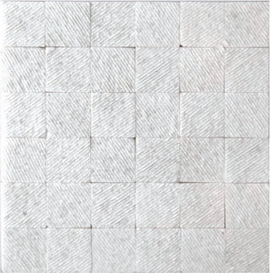 Elysium Tiles Textured Thassos 11.75" x 11.75" Mosaic Tile