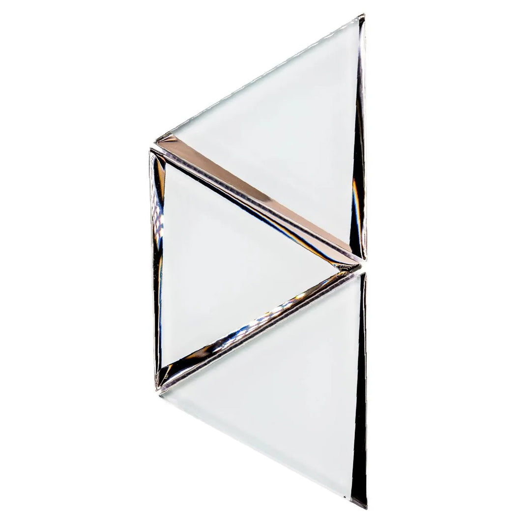 Total Home Distributors Modern Mosaic Collection Triangles White 11.5